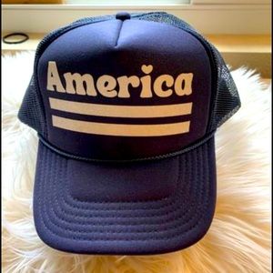 Woman’s America trucker hat